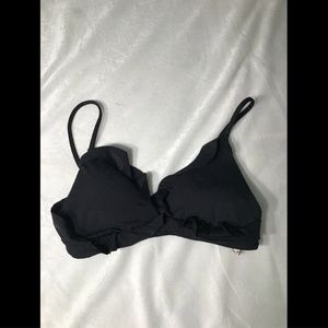 becca socialite ruffle bikini top